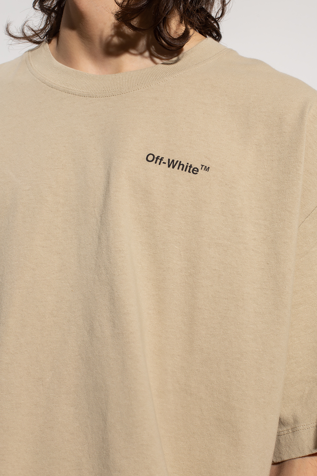 Tシャツ・カットソー Off-White SS24 TOPS WITH LOGO (OWAD211C99_JER0011001) Off-White Shared Logo T-shirt | White | FARFETCH